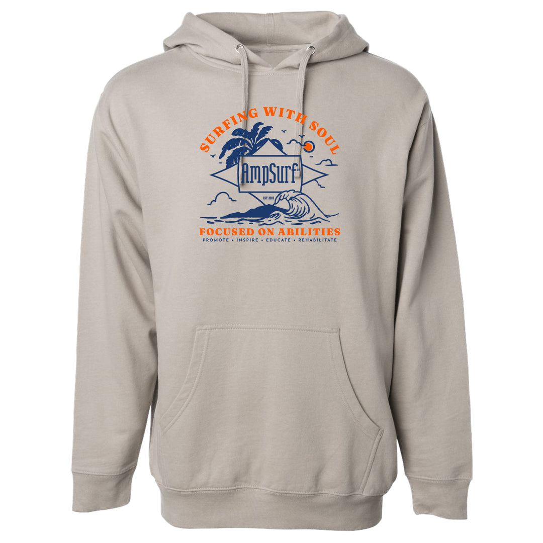 AmpSurf Surfing with Soul Hoodie