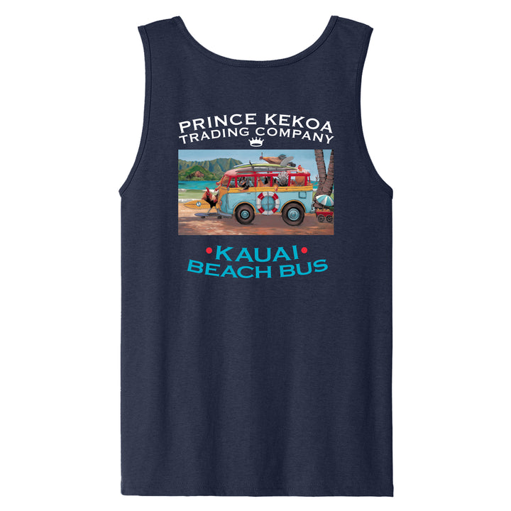 Prince Kekoa Trading Company Kauai Beach Bus Tank Top Tee (Clearance)