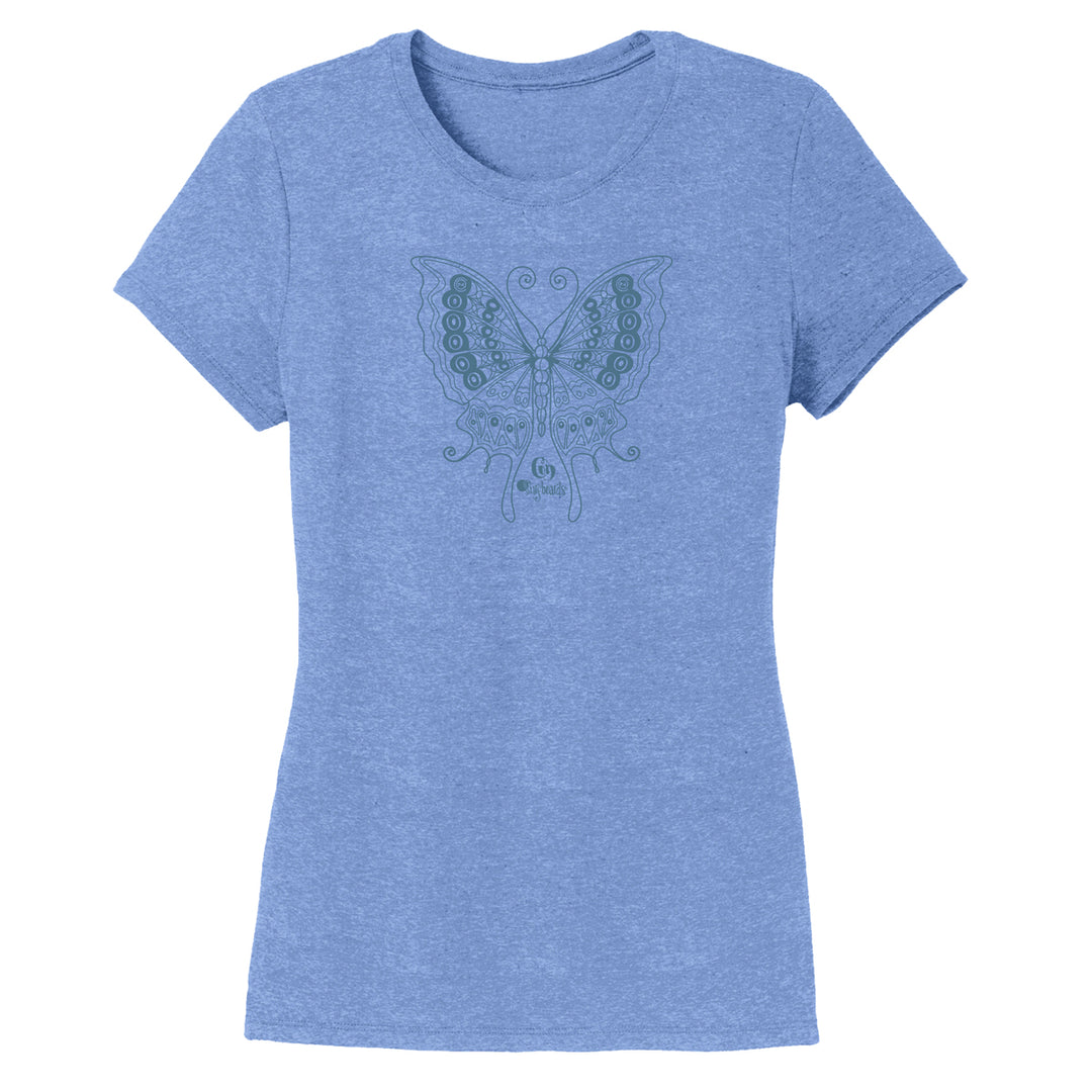 Con Surfboards Ladies Butterfly T-shirt
