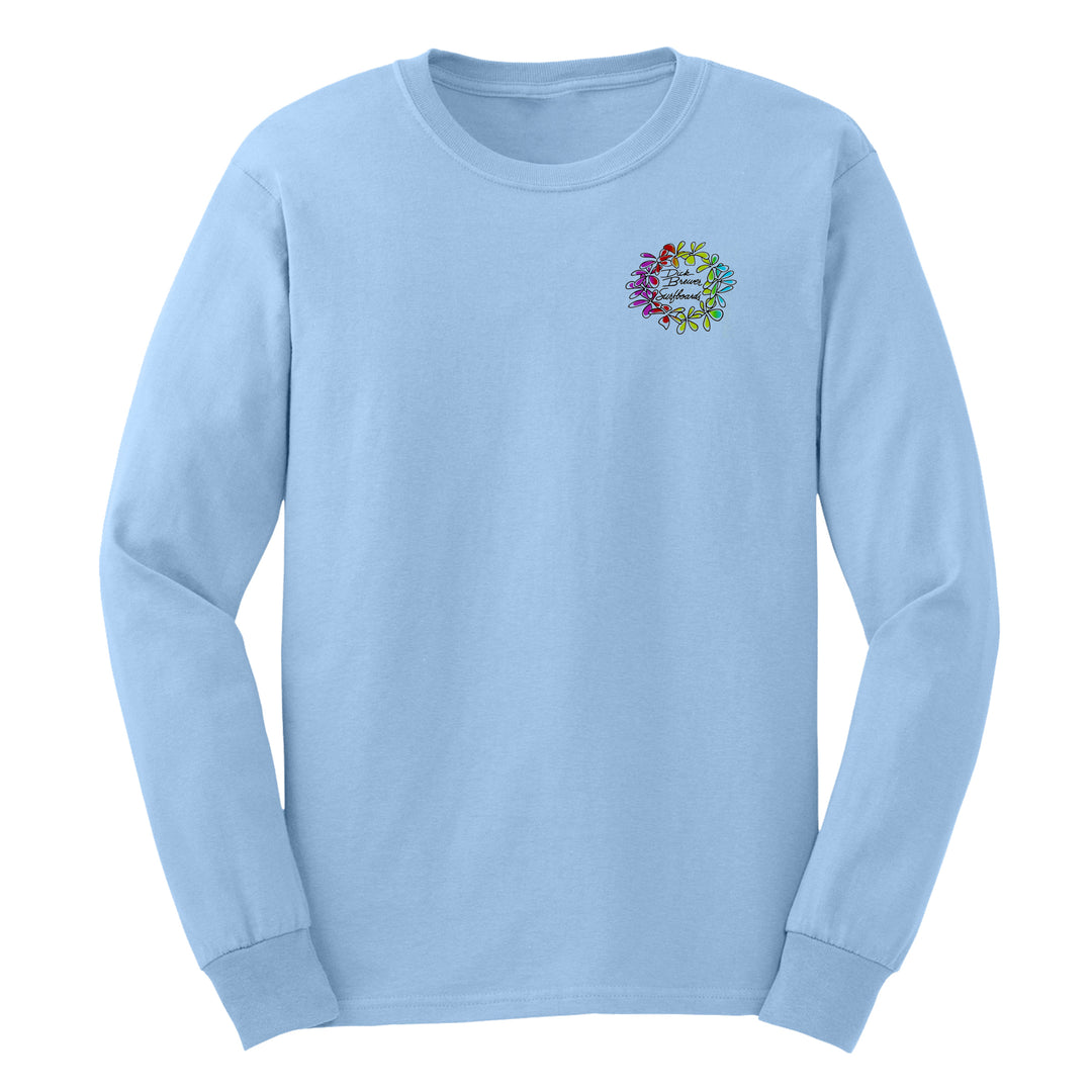 Dick Brewer Long Sleeve T-shirt - Colored Lei