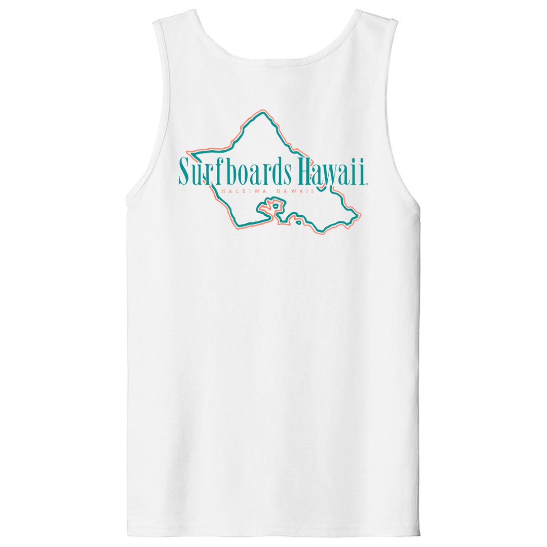 Surfboards Hawaii Island Tank Top