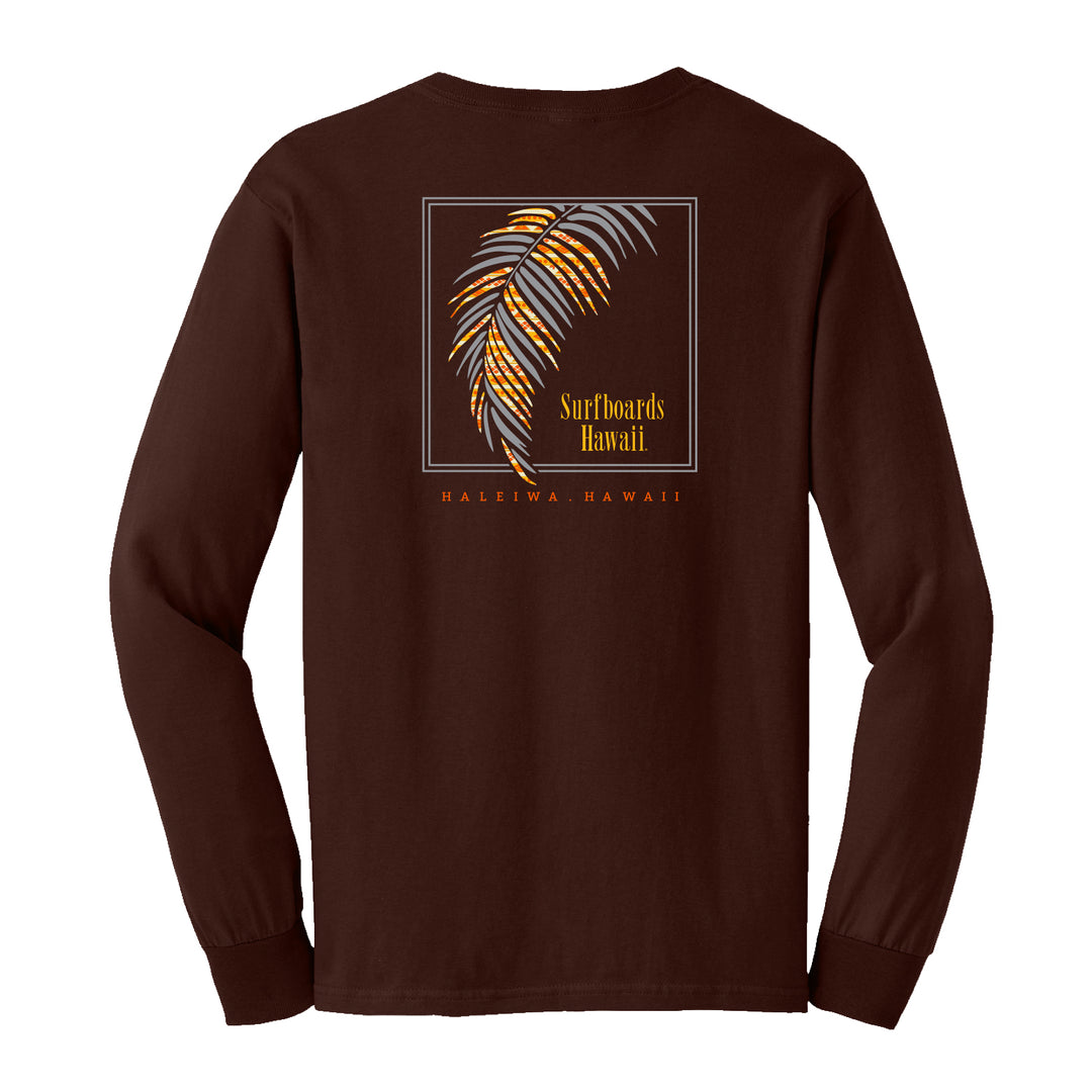 Surfboards Hawaii Palm Leaf Long Sleeve T-Shirt