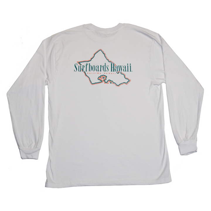 Surfboards Hawaii Island Long Sleeve T-Shirt