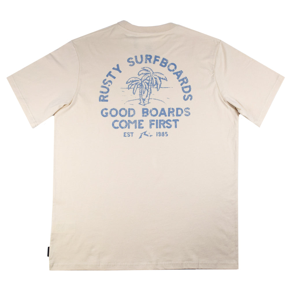 Rusty Good Boards Short Sleeve Tee