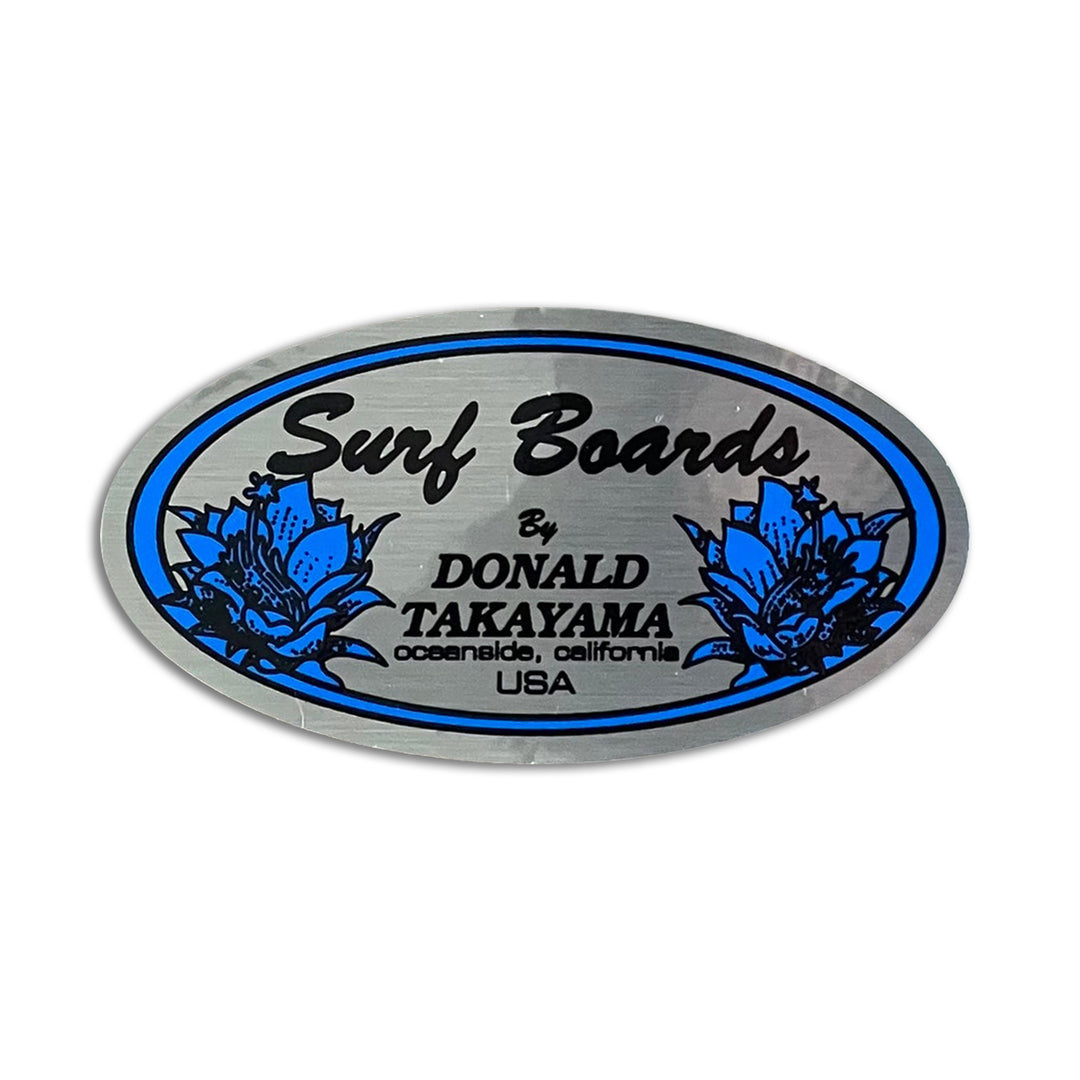 Donald Takayama Oval Logo Sticker