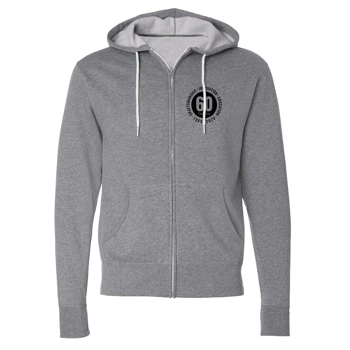 Dewey Weber 60th Anniversary Lightweight Zip-up Hoodie (Clearance)