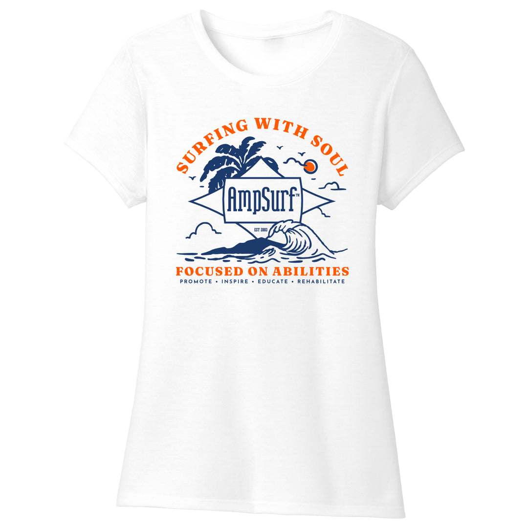 AmpSurf Surfing with Soul Women's T-Shirt