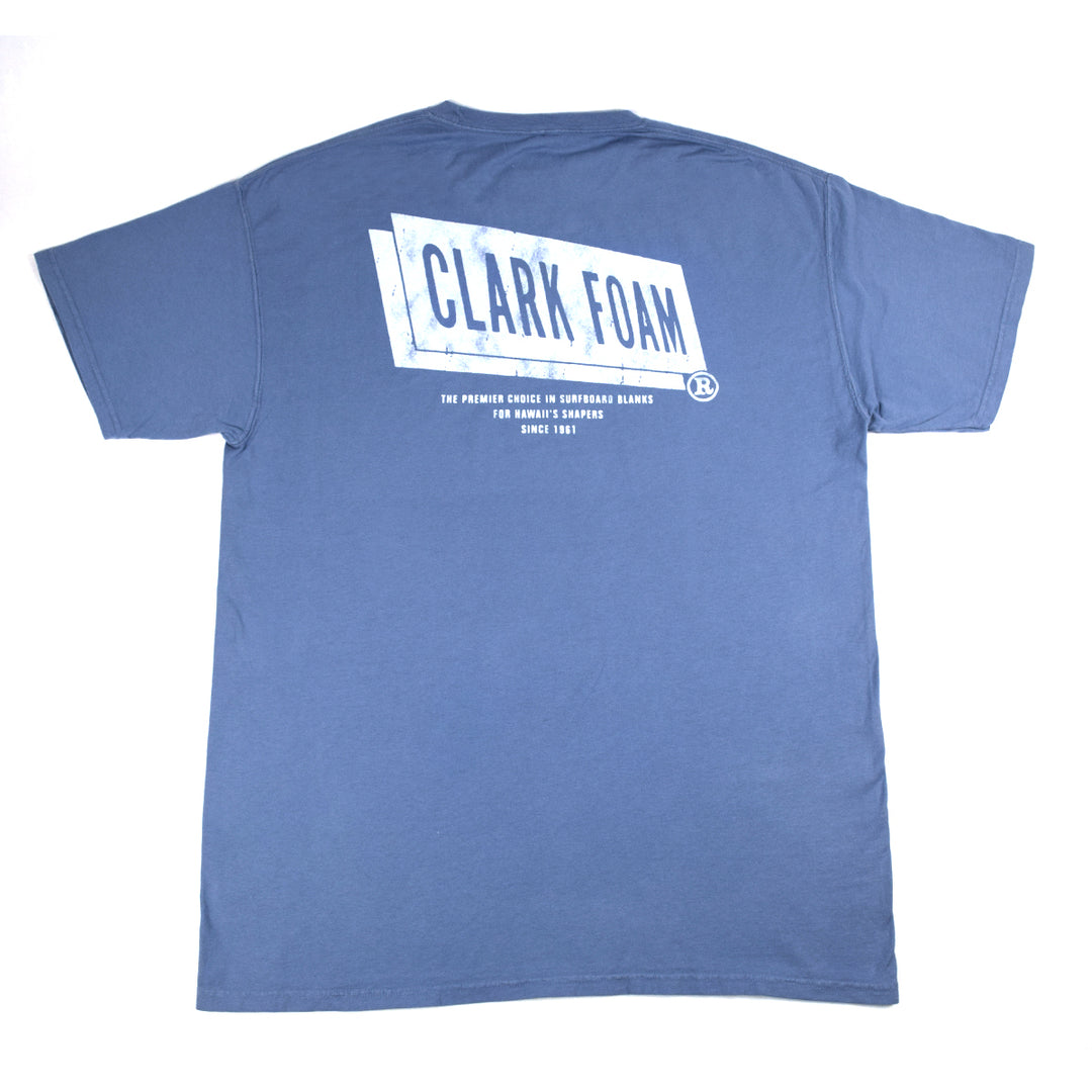 Clark Foam Distressed logo T-shirt