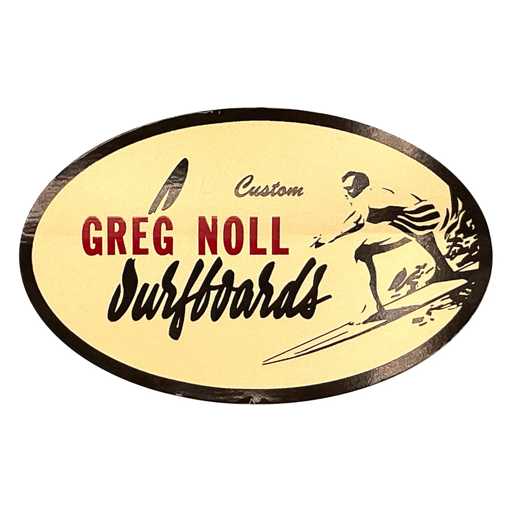 Greg Noll サーフボードクラッシックテンプレート60s' Greg Noll Classic Sticker – Last Wave Originals