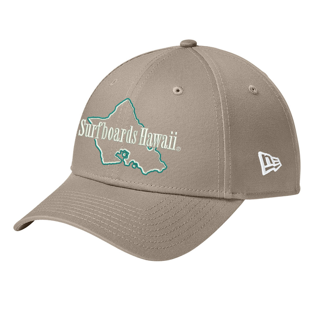 Surfboards Hawaii Island Structured Dad Hat (Khaki)