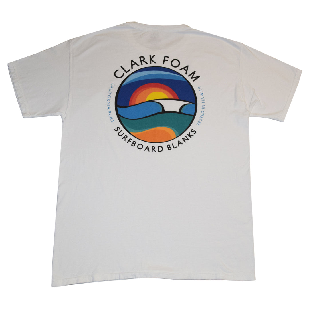 Clark Foam "Wave Sunset" T-shirt
