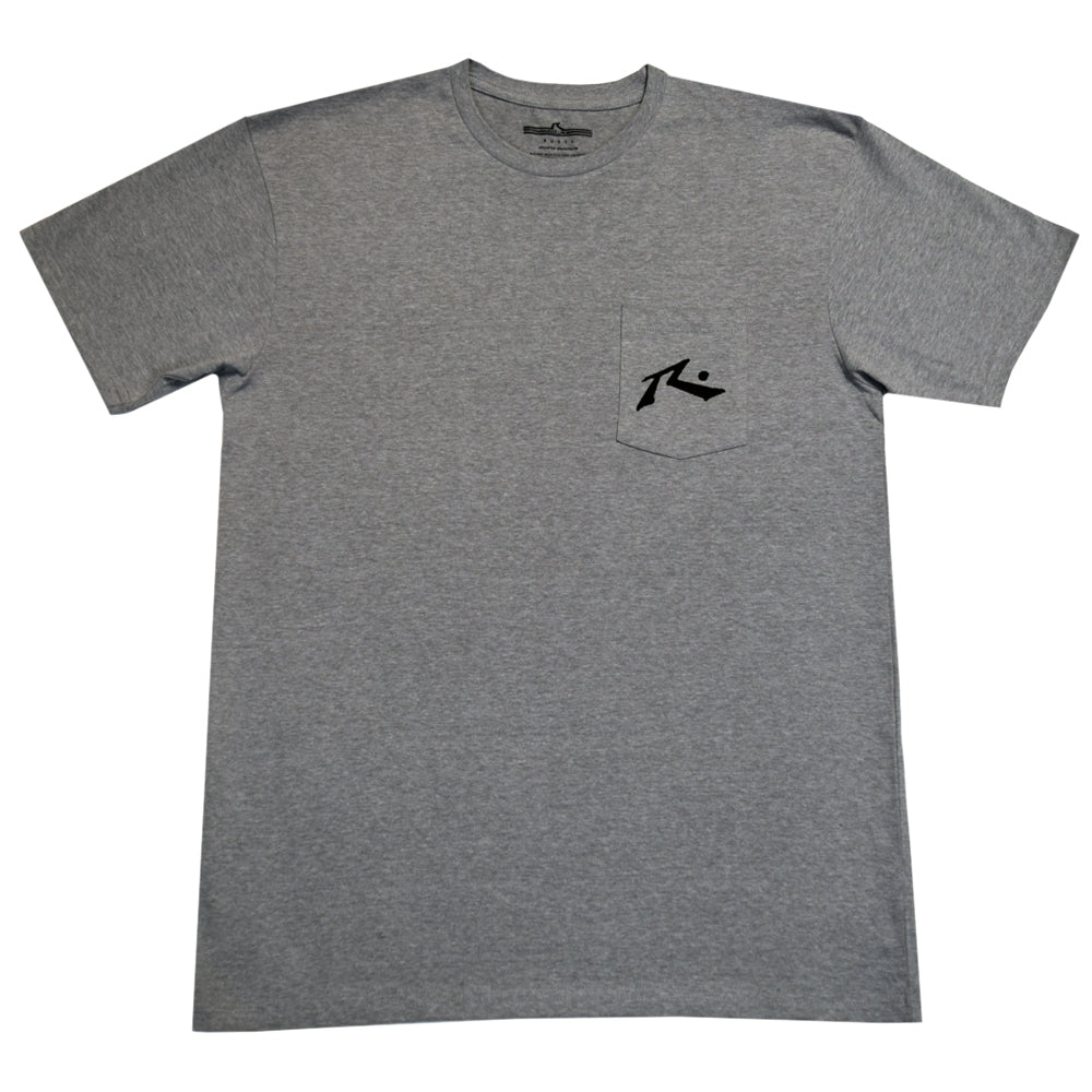 Rusty Men's Limitless Short Sleeve T-Shirt - Graphic Tee With Front & Back Logos