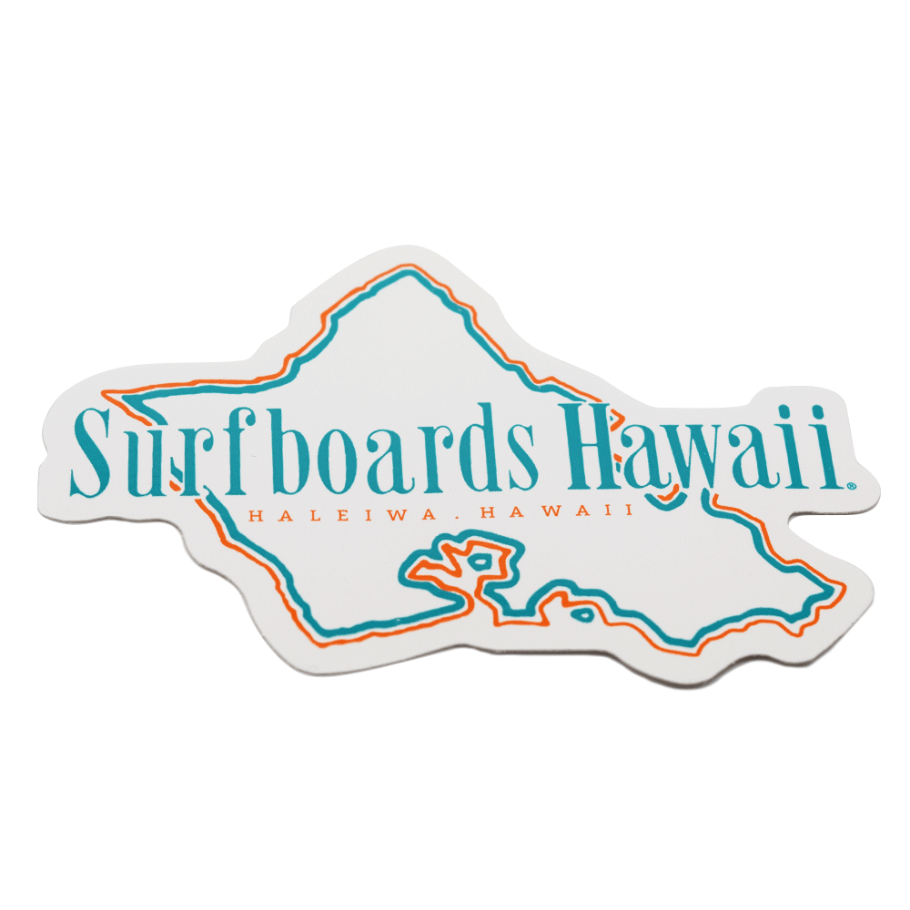 Surfboards Hawaii Sticker