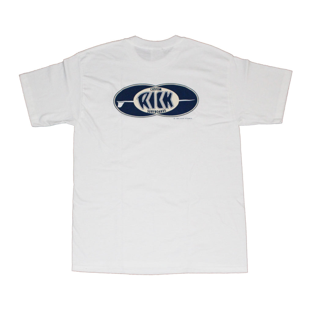 Rick Surfboards T Shirt Small White